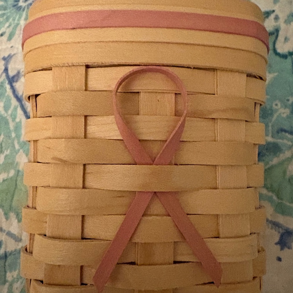 Pink Ribbon Basket - Picture 6 of 9